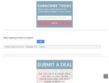 Tablet Screenshot of couponing2savings.com